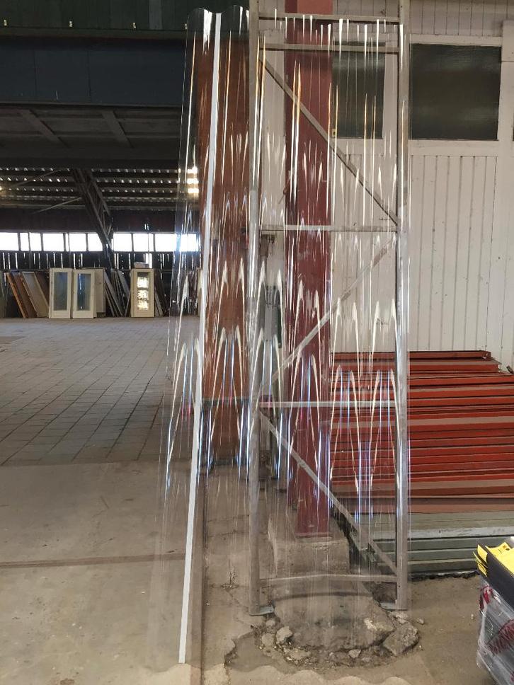 Nieuwe doorzichtige polycarbonaat golfplaten., Doe-het-zelf en Verbouw, Dakpannen en Dakbedekking, Nieuw, Golfplaat, Kunststof