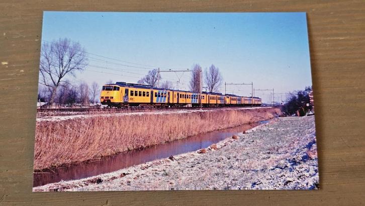 Foto TREIN NS Nederlandse Spoorwegen SGM Sprinter Plan Y, Verzamelen, Spoorwegen en Tramwegen, Gebruikt, Trein, Overige typen