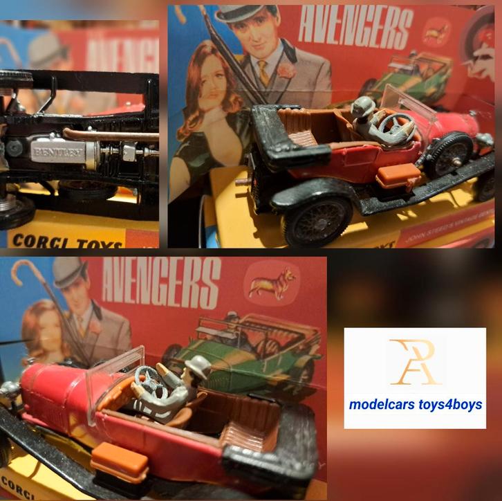 Corgi Toys the Avengers John Steeds Vintage Bentley 1/43, Hobby en Vrije tijd, Modelauto's | 1:43, Nieuw, Auto, Corgi, Verzenden