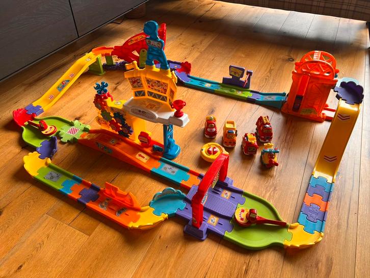 Vtech Toet Toet Auto's Super RC Racecircuit, Kinderen en Baby's, Speelgoed | Vtech, Gebruikt, Ophalen