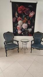 Klassieke stoelen, Huis en Inrichting, Fauteuils, Ophalen, 75 tot 100 cm, Zo goed als nieuw, Stof