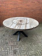 Ronde tuintafel, Tuin en Terras, Tuintafels, Ophalen of Verzenden, Gebruikt, Rond, Kunststof