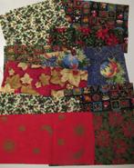 Quilt rest lapjes katoen stroken Kerst, Hobby en Vrije tijd, Stoffen en Lappen, Ophalen, Zo goed als nieuw, Katoen, Minder dan 30 cm