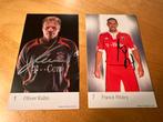 Franck Ribery & Olivier Kahn gesigneerde T-mobile kaarten, Ophalen of Verzenden, Zo goed als nieuw, Buitenlandse clubs