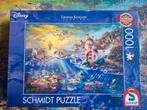 Schmidt Thomas Kinkade Disney Ariel Puzzel 1000 stukjes, Ophalen of Verzenden, 500 t/m 1500 stukjes, Zo goed als nieuw, Legpuzzel