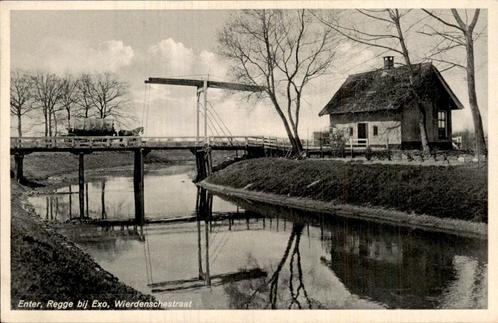 Enter - Wierdenschestraat - brug, Verzamelen, Ansichtkaarten | Nederland, Gelopen, Overijssel, Voor 1920, Verzenden