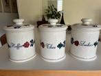 Boerenbont koffie thee suiker, Ophalen, Overige typen, Zo goed als nieuw, Aardewerk