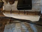 Te koop stoere kapstok met 4 haken, Huis en Inrichting, Nieuw, Minder dan 100 cm, Hout, Ophalen