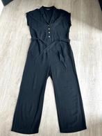 King Louie maat 44 zwart linnen jumpsuit broekpak 2179, Zwart, Maat 42/44 (L), Ophalen of Verzenden, Zo goed als nieuw