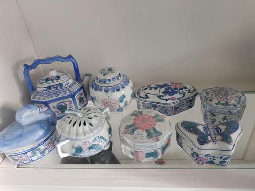 Chinese porseleinen items 8x, Antiek en Kunst, Antiek | Porselein, Ophalen of Verzenden