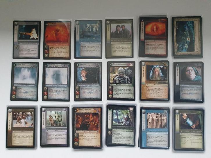 Lord of the Rings TCG - Set 2 (COMPLEET, 122 kaarten), Verzamelen, Lord of the Rings, Gebruikt, Spel, Ophalen of Verzenden
