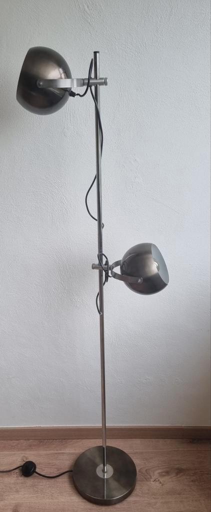 Space age retro vloerlamp, Huis en Inrichting, Lampen | Vloerlampen, Zo goed als nieuw, 150 tot 200 cm, Metaal, Ophalen