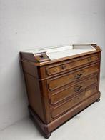 Marmere blad commode, Huis en Inrichting, Kasten | Ladekasten, Ophalen, Gebruikt, 100 tot 150 cm, 3 of 4 laden