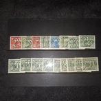 1940 Gestempeld Guilloche Tralie postzegels 356-373 UNIEK, Verzenden, T/m 1940, Gestempeld