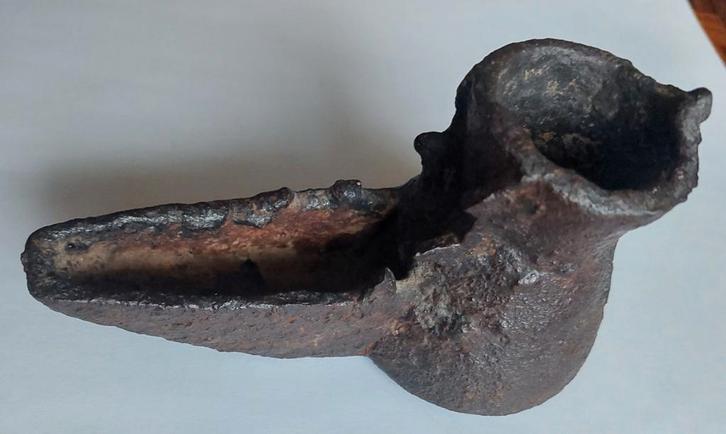 Antieke Smeltkroes - Begin 1800, Antiek en Kunst, Antiek | Koper en Brons, Ophalen of Verzenden