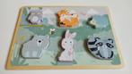 Houten Puzzel Dieren, 2 tot 4 jaar, Ophalen of Verzenden, Zo goed als nieuw, Van hout