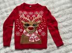 Kerst trui 122 / 128, Ophalen, Zo goed als nieuw, Meisje, Trui of Vest