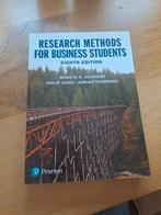 Research Methods for business students, Ophalen of Verzenden, Zo goed als nieuw, WO