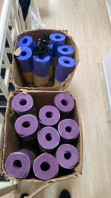 Yogamat 15 stuks nieuw - partij yogamatten beschikbaar voor biedingen