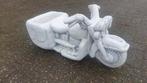 Bloembak in de vorm van een oldtimer motor, Ophalen, Nieuw, Beton, Tuin