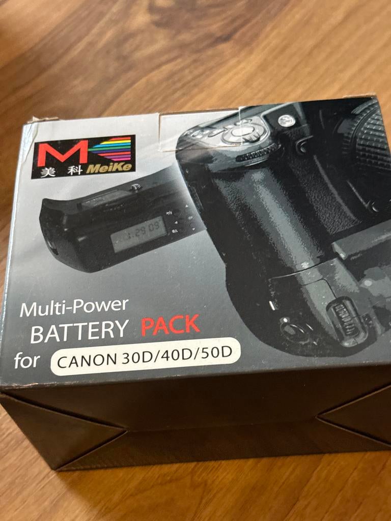 Meike Battery Pack voor Canon 30D/40D/50D - Nieuw, Meike, Verzenden, Meike, Meiek