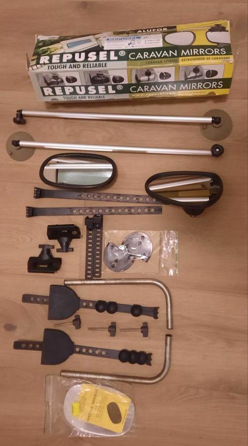 Mooie set caravanspiegels, merk Repusel, Caravans en Kamperen, Caravan accessoires, Gebruikt, Ophalen of Verzenden