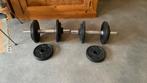 Dumbells, kettlebell en meer fitnesss materiaal, Ophalen, Zo goed als nieuw, Dumbbell
