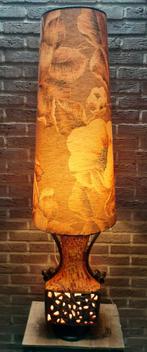 Vloerlamp fat lava oranje bruin retro vintage, Huis en Inrichting, Lampen | Vloerlampen, Ophalen, Gebruikt