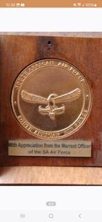 Mooie plaquette van south african airforce, Landmacht, Ophalen