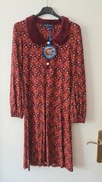 Nieuwe jurk S 36 Bakery Ladies retro kraagje rood oranje, Bakery ladies, Nieuw, Ophalen of Verzenden, Maat 36 (S)