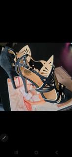 Elisabeth Franchi Zwarte Hakken met Gouden Details, Kleding | Dames, Schoenen, Elisabeth Franchi, Zwart, Ophalen of Verzenden