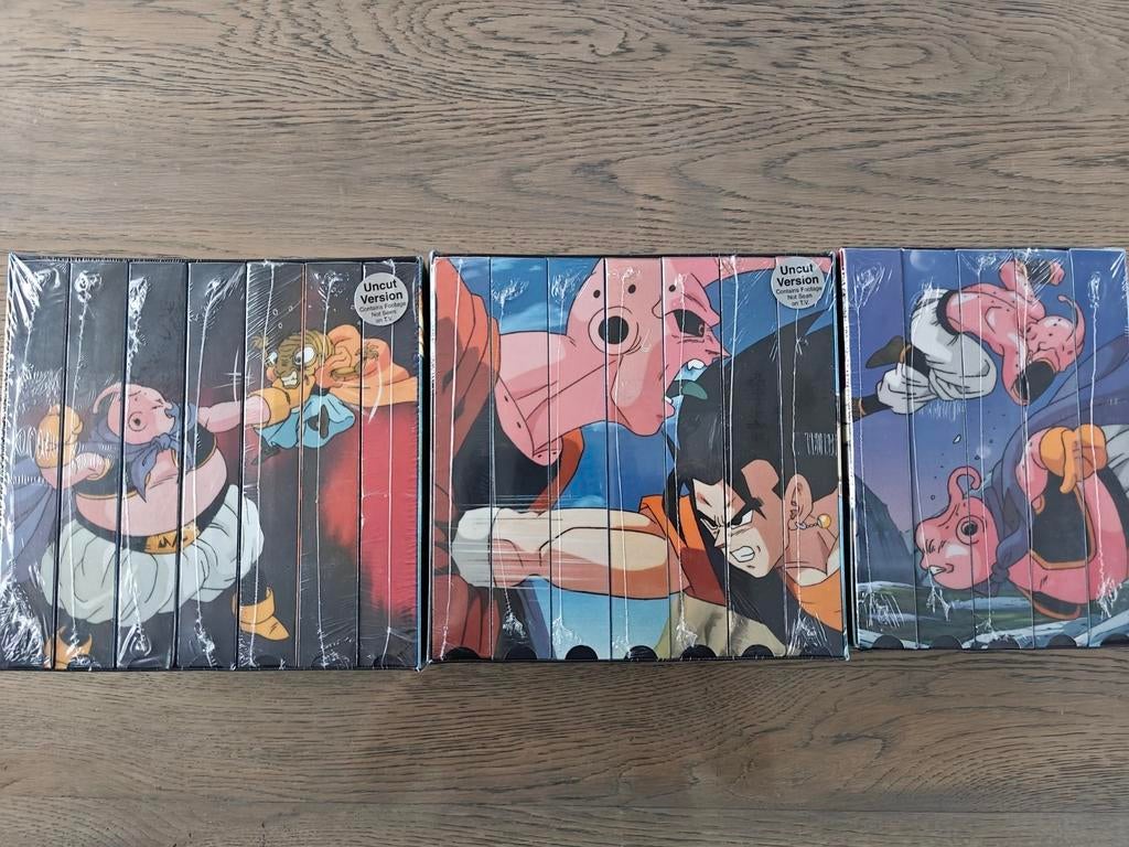 Dragonball Z Majin Buu, Fusion en Kid Buu VHS sets Sealed !, Cd's en Dvd's, Alle leeftijden, Ophalen of Verzenden, Nieuw in verpakking