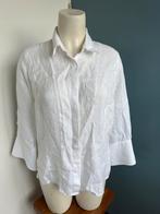 Nadine h witte linnen blouse 42 dun, Nadine h, Wit, Maat 42/44 (L), Ophalen of Verzenden