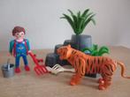 Playmobil tijger met verzorging en voer, Ophalen of Verzenden, Zo goed als nieuw, Complete set