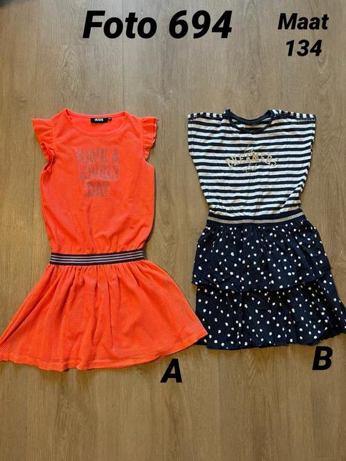 Jurk meisje maat 134 / 140 licht gedragen staat *foto 694*, Kinderen en Baby's, Kinderkleding | Maat 134, Gebruikt, Meisje, Jurk of Rok