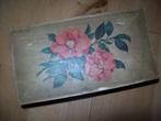 Koekblik  met bloemen Oud, Verzamelen, Blikken, Ophalen of Verzenden, Gebruikt, Koek(jes), Overige merken