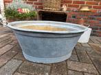 Grote Zinken Bak - Plantenbak zinken teil, Tuin, Gebruikt, Rond, Ophalen of Verzenden