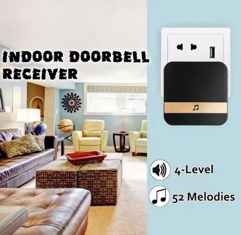 Draadloze Wifi Smart Video Deurbel Chime Muziek Ontvanger, Huis en Inrichting, Deurbellen, Zo goed als nieuw, Ophalen of Verzenden