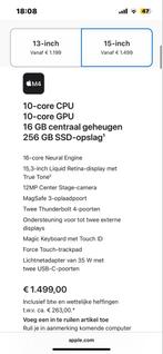 Nieuwe MacBook 2025 NOG GESEALD + BON Air 15" M4 16GB/256GB, Computers en Software, Apple Macbooks, Ophalen, 256 GB, 15 inch, Nieuw