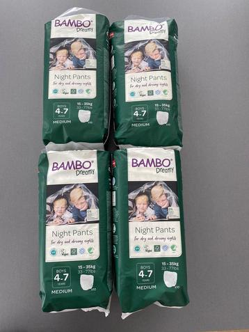 4 pakken Bambo Dreamy maat medium 15-35 kilo 4-7 jaar 