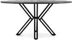 Eettafel Yana rond mango zwart 4 maten leverbaar | Webshop, Huis en Inrichting, Tafels | Eettafels, Modern design, 100 tot 150 cm