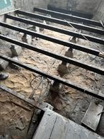 Houten vloerbalken, Doe-het-zelf en Verbouw, Hout en Planken, Ophalen, Gebruikt, Minder dan 25 mm, Minder dan 200 cm