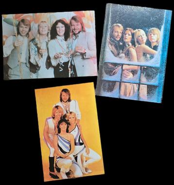 3 ABBA postertjes, A4 formaat beschikbaar voor biedingen