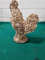 Beeld haan van schelpen retro, Verzamelen, Beelden en Beeldjes, Ophalen of Verzenden