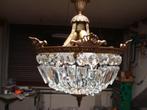 VINTAGE /ANTIEKE ECHTE KRISTALLAMP, Ophalen, Zo goed als nieuw, Glas, Vintage /brocante/antiel /klasiek