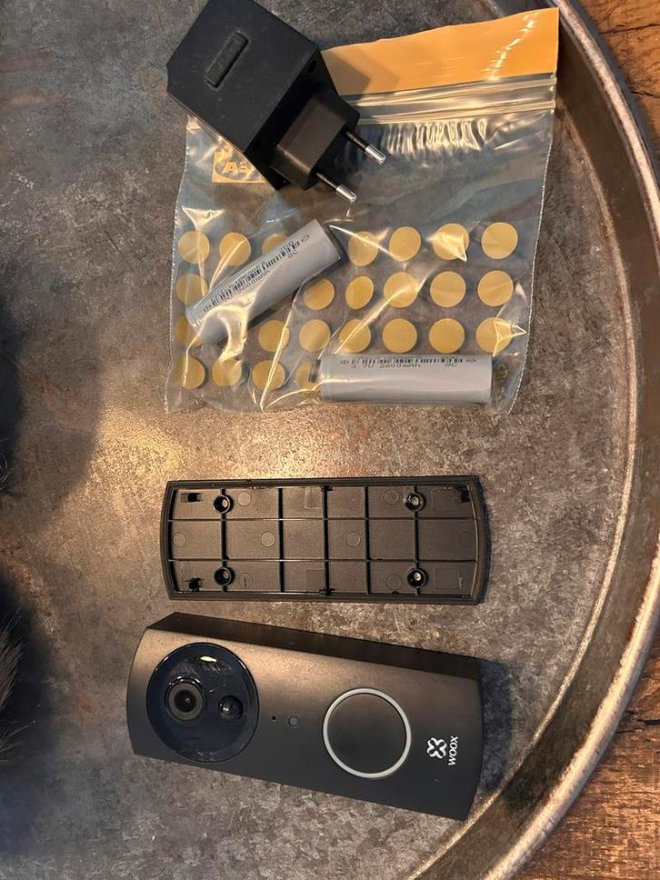 Woox video deurbel, Huis en Inrichting, Deurbellen, Gebruikt, Draadloos, Ingebouwde camera, Compatibel met smartphone, Bewegingsdetectiesensor