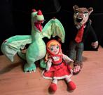 Efteling knuffels draak roodkapje wolf, Ophalen of Verzenden, Zo goed als nieuw, Overige typen