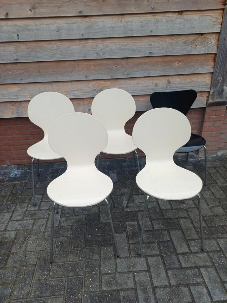 5 x vlinder stoelen stapelstoelen opknappers, Kinderen en Baby's, Kinderkamer | Tafels en Stoelen, Gebruikt, Stoel(en), Ophalen