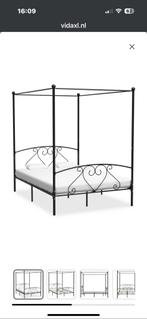 Hemelbed, Ophalen, Tweepersoons, Zo goed als nieuw, 160 cm