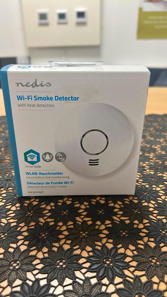 wifi rookmelder, Doe-het-zelf en Verbouw, Alarmsystemen, Nieuw, Detector, Sensor of Melder, Rook, Draadloos, Ophalen of Verzenden